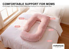 Pink (NO) 25-U-Shaped Pregnancy Pillow