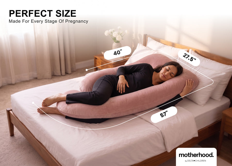 Pink (NO) 26-U-Shaped Pregnancy Pillow
