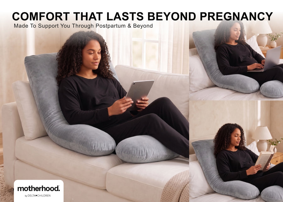 Grey (NO) 18-U-Shaped Pregnancy Pillow