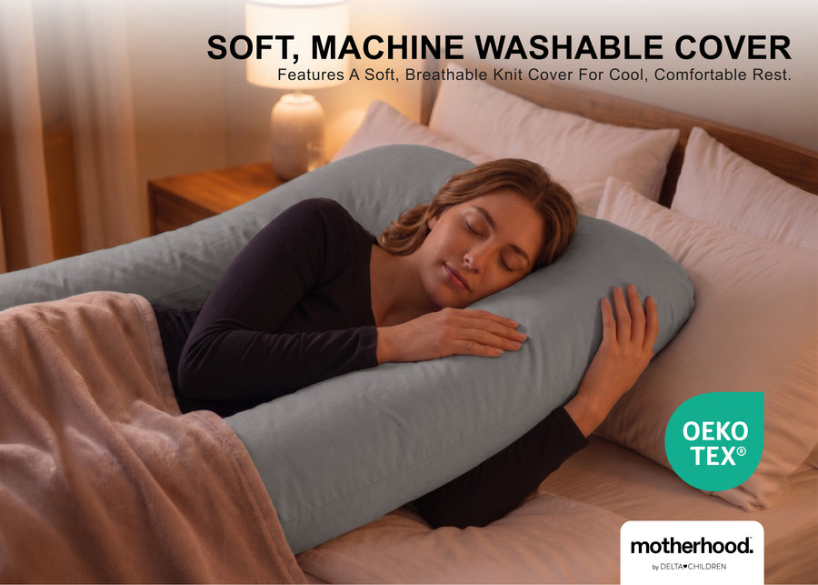 Grey (NO) 19-U-Shaped Pregnancy Pillow