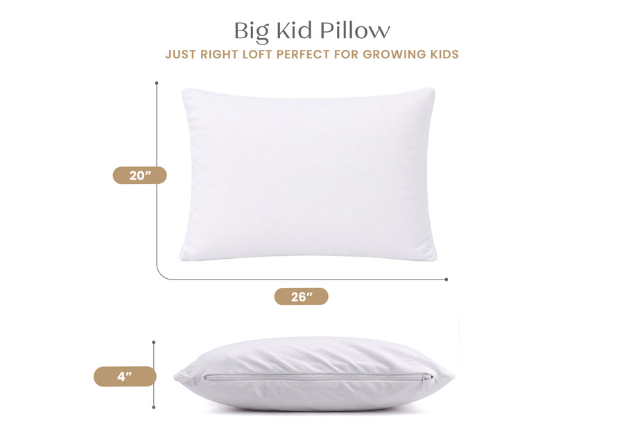 White (NO) 10-Big Kid Pillow