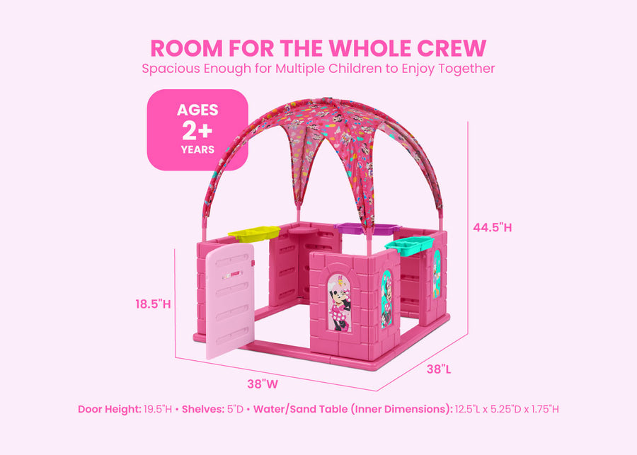 Minnie Mouse (1020) 8-Minnie Mouse Deluxe Playhouse with Canopy