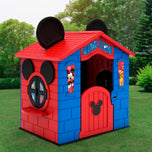 Mickey Mouse Plastic Indoor/Outdoor Playhouse with Easy Assembly