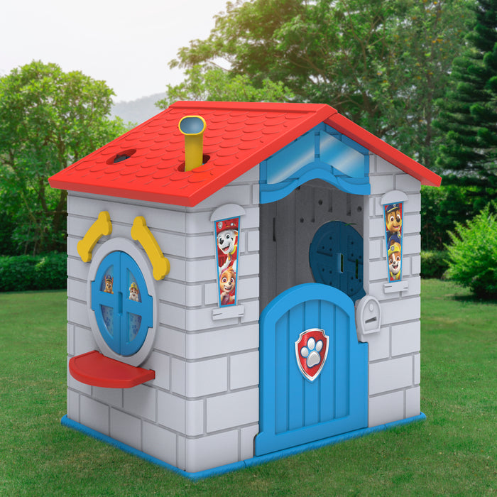 PH86531PW 1121 playhouse paw patrol lifestyle 114 1-PAW Patrol Plastic Indoor/Outdoor Playhouse with Easy Assembly by Delta Children
