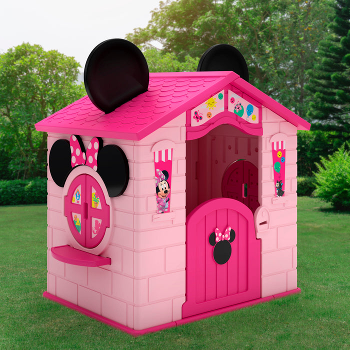 PH86560MN 1065 playhouse minnie lifestyle 102 2-Minnie Mouse Plastic Indoor/Outdoor Playhouse with Easy Assembly