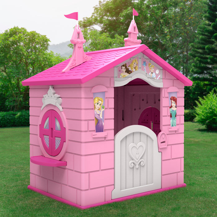 PH86570PS 1034 playhouse princess lifestyle 117 0-Disney Princess Plastic Indoor/Outdoor Playhouse with Easy Assembly by Delta Children