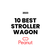 Award badge for 10 Best Stroller Wagon 2023