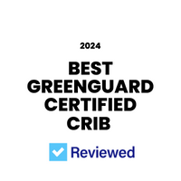 Award badge for Best Greenguard Certified Crib 2024