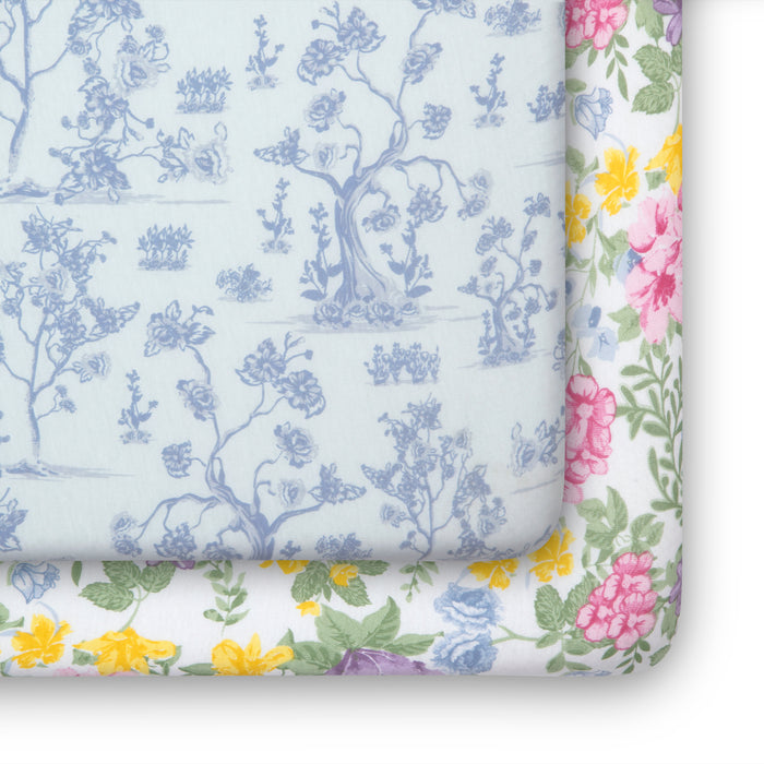 SA2038 3033 crib sheets storybookfairytale silo 101 2-Storybook Fairytale Fitted Crib Sheets - 2 Pack