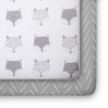 Indie Fox Fitted Crib Sheets - 2 Pack - Indie Fox (3405) - Accessories