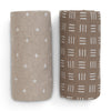 Neutral Boho Fitted Crib Sheets - 2 Pack 9-Neutral Boho Fitted Crib Sheets - 2 Pack