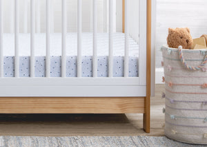 Blue Stars & Stripes (2242) 0-babyGap Blue Stars & Stripes 100% Organic Cotton Crib Sheets - 2 Pack