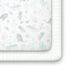 Blue Botanicals Fitted Crib Sheets - 2 Pack 22-Blue Botanicals Fitted Crib Sheets - 2 Pack