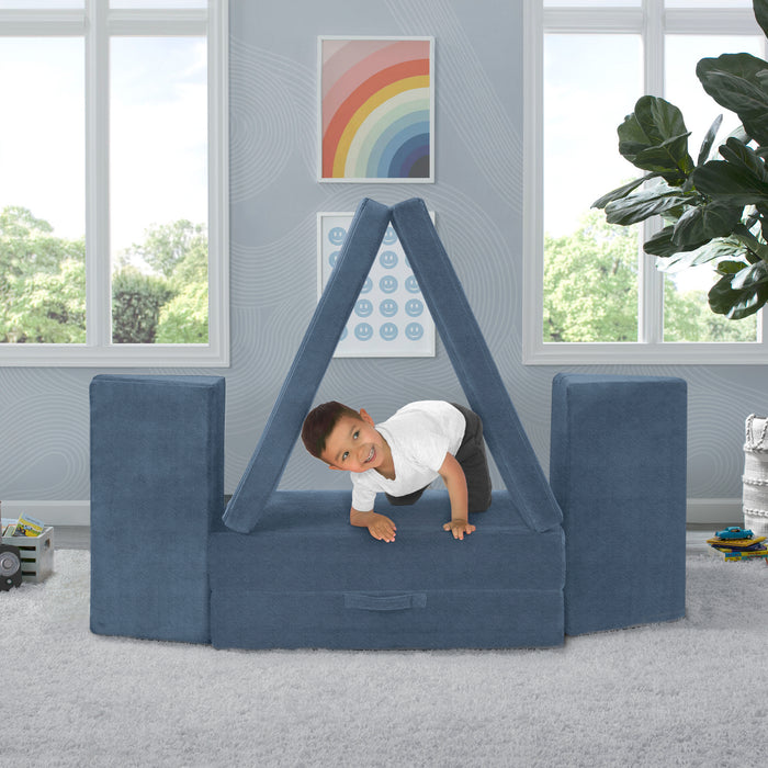 SL1001 1674 cozee lounger set denim blue lifestyle 119 1-Cozee Play Couch & 4-Piece Lounger