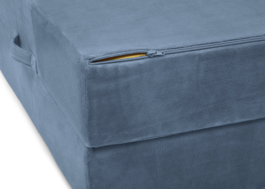 Denim Blue (1674) 25-Cozee Play Couch & 4-Piece Lounger