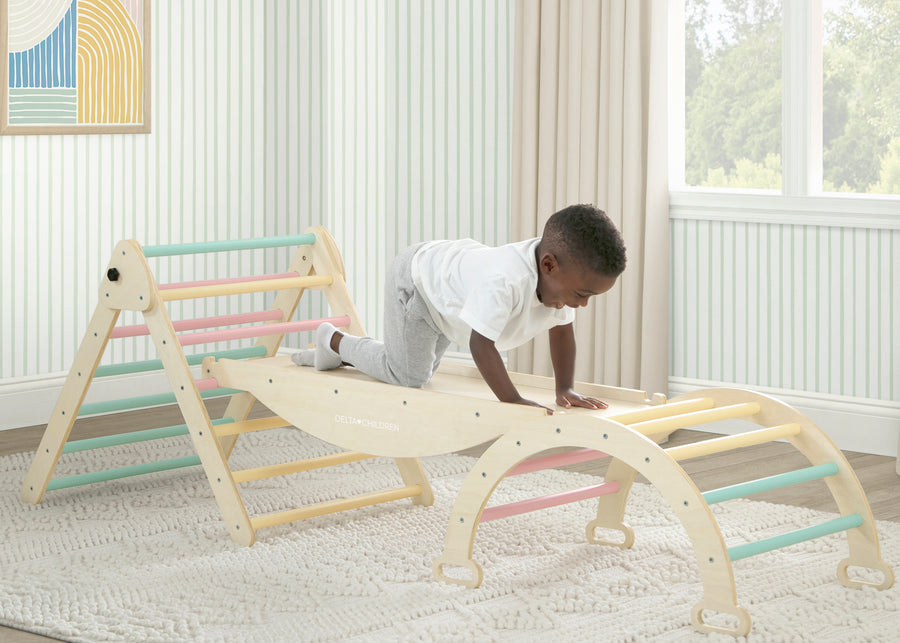 1635 7-Lil’ Climber Gym - Indoor Climbing Gym Playground for Kids