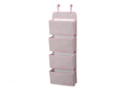 Pink Polka Dots (693) 1-4 Pocket Over The Door Hanging Organizer - 2 Pack