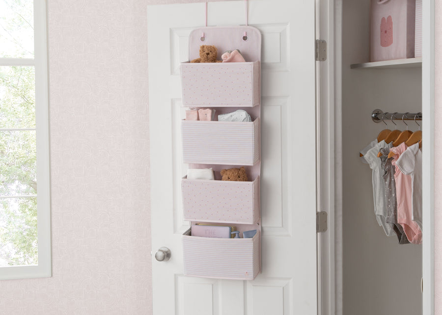 Pink (3030) 1-babyGap 2-Pack Over the Door Storage Organizer with 4 Pockets