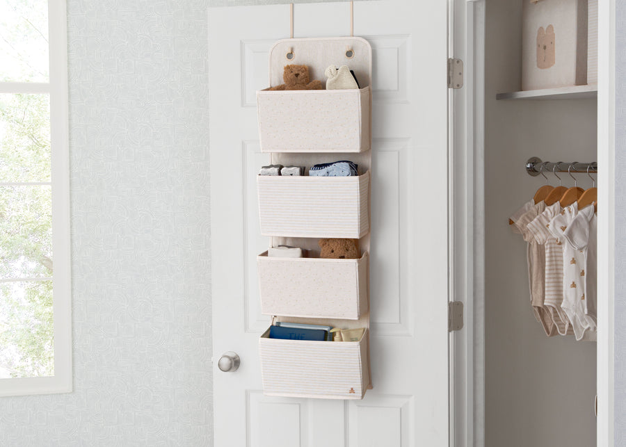 Tan (3410) 5-babyGap 2-Pack Over the Door Storage Organizer with 4 Pockets