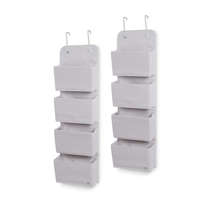Grey (3411) 8-babyGap 2-Pack Over the Door Storage Organizer with 4 Pockets