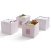 Pink (3030) 2-babyGap 4-Pack Brannan Bear Fabric Storage Bins with Handles