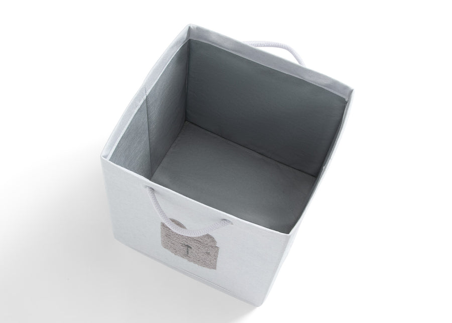 Grey (3411) 12-babyGap 4-Pack Brannan Bear Fabric Storage Bins with Handles