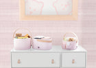 Pink (3030) 1-babyGap 3-Pack Nested Fabric Storage Bins with Handles