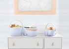 Blue (3243) 7-babyGap 3-Pack Nested Fabric Storage Bins with Handles