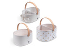 Tan (3410) 5-babyGap 3-Pack Nested Fabric Storage Bins with Handles