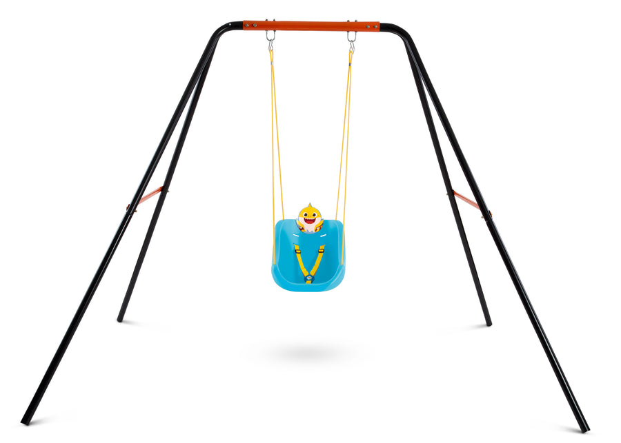 Baby Shark (1127) 4-Baby Shark 2-in-1 Outdoor Kids Swing