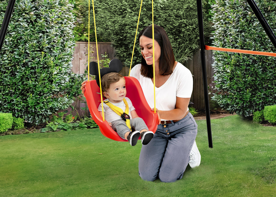 Mickey Hot Dog (1054) 1-Mickey Mouse 2-in-1 Outdoor Kids Swing
