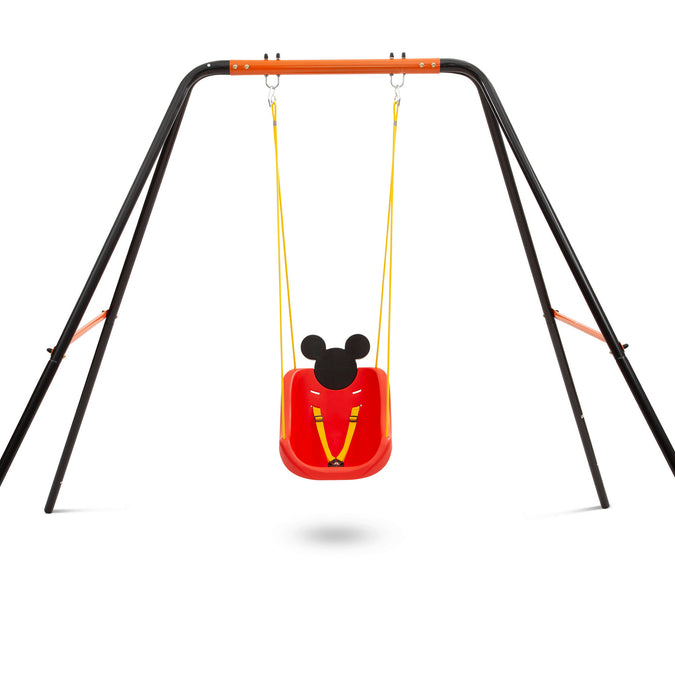 Mickey Mouse 2-in-1 Outdoor Kids Swing 7-Mickey Mouse 2-in-1 Outdoor Kids Swing