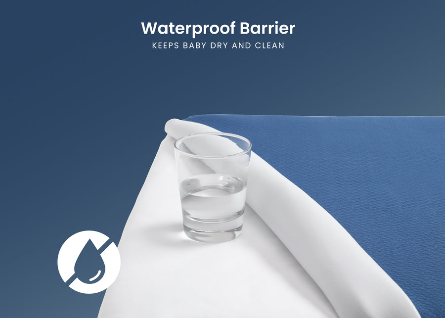 Navy and White (NO) 8-Serta CloudCool Crib and Toddler Mattress