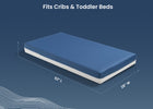Navy and White (NO) 9-Serta CloudCool Crib and Toddler Mattress
