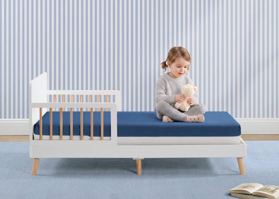Navy and White (NO) 2-Serta CloudCool Crib and Toddler Mattress