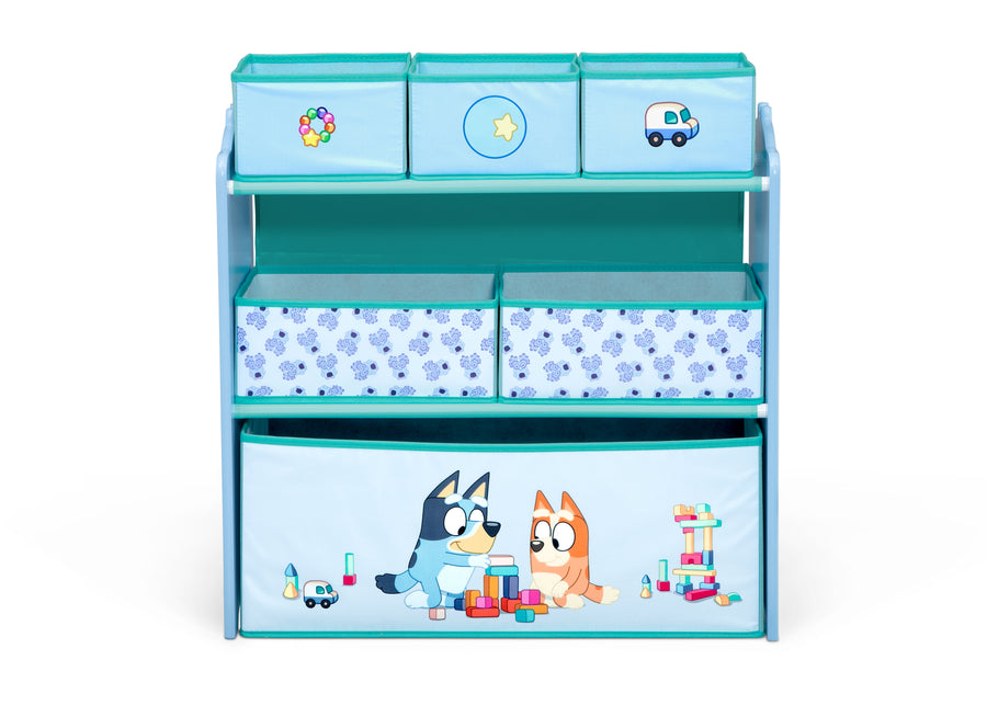 Bluey (1077) 2-Bluey Design & Store 6 Bin Toy Storage Organizer