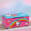 TB83206JS 1126 JoJo Siwa Upholstered Storage Bench for Kids Lifestyle 101 5-JoJo Siwa Upholstered Storage Bench for Kids