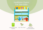 Sesame Street (1149) 3-Sesame Street 6 Bin Design and Store Toy Organizer