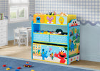 Sesame Street (1149) 1-Sesame Street 6 Bin Design and Store Toy Organizer