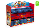 Delta Children Paw Patrol (1121) Deluxe Book and Toy Organizer (TB83271PW) Right Silo, a2a 2-PAW Patrol Deluxe Book and Toy Organizer