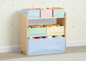 Pastel (1681) 0-GapKids 6 Bin Toy Organizer