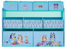 Bluey (1077) 3-Bluey Deluxe 9 Bin Design and Store Toy Organizer