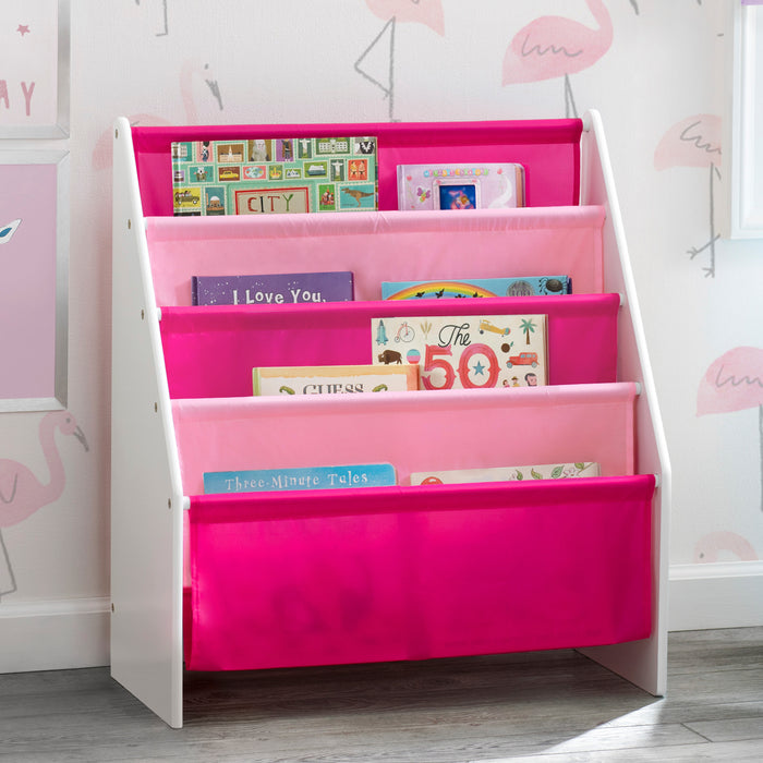 TB84413GN 130 Sling Book Rack Bookshelf for Kids Bianca White Lifestyle 101 0-Sling Book Rack Bookshelf for Kids