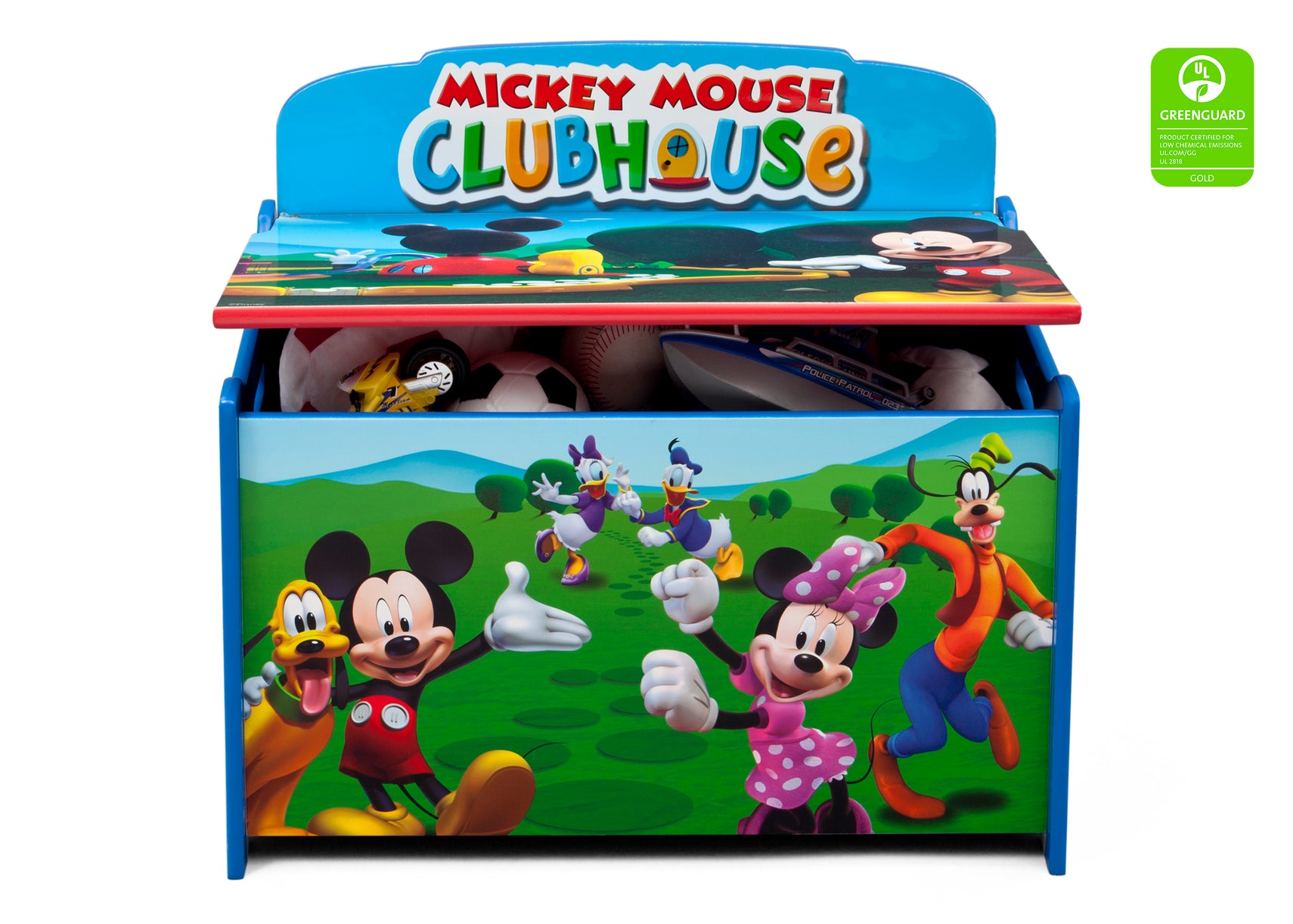 Delta Children Mickey Deluxe Toy Box Right Side View a1a Mickey (1051)