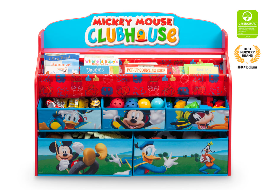 Style-1 (1051) Mickey (1051) 2-Mickey Mouse Deluxe Book & Toy Organizer