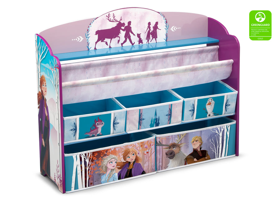 Delta Children Frozen 2 (1097) Deluxe Toy and Book Organizer 2-Frozen II Deluxe Toy and Book Organizer
