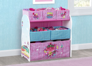 Trolls World Tour (1177) 0-Trolls World Tour Design and Store 6 Bin Toy Organizer