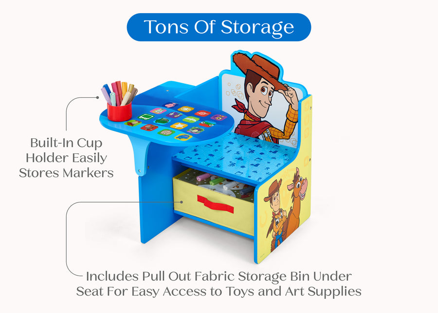 Toy Story (1018) 3-Toy Story 5 Chair Desk with Storage Bin