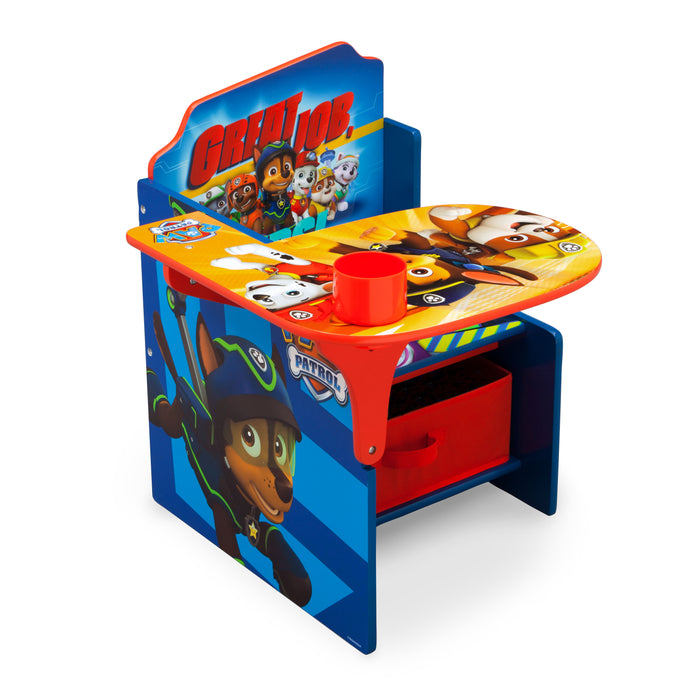 TC85961PW paw patrol chair desk right hi res 3-PAW Patrol Chair Desk with Storage Bin