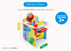 Sesame Street (1149) 4-Sesame Street Chair Desk with Storage Bin